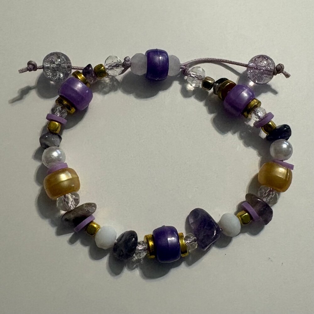 Amethyst Crystal Handmade Bracelet